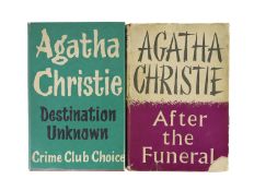 ° ° Christie, Agatha - Two works - After the Funeral, 1st edition,cloth, in clipped d/j The Crime