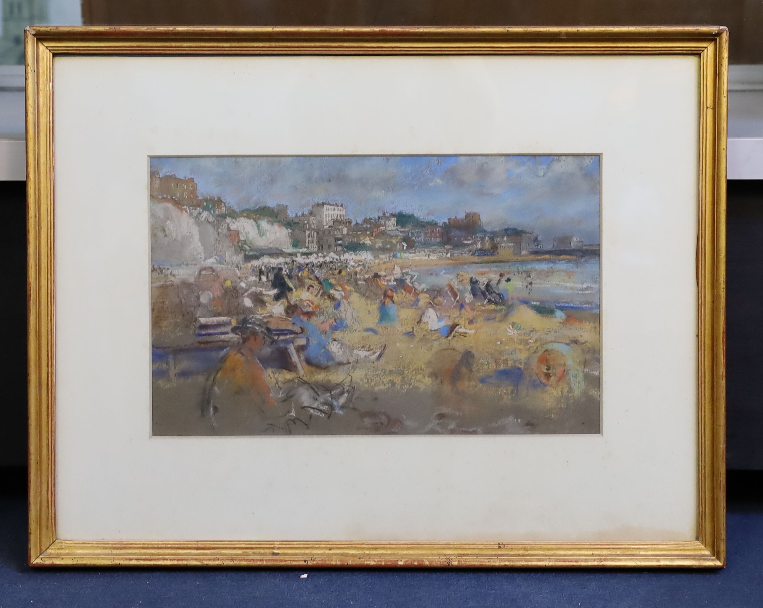 Henry Tonks (1862-1937) 'Broadstairs'pastel and watercolour on papersigned in pencil27 x 43. - Image 2 of 3