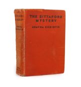 ° ° Christie, Agatha - The Sittaford Mystery, 1st edition,front fly leaf inscribed ‘’From Agatha