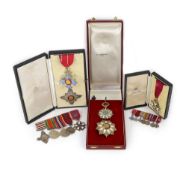 A K.B.E, C.B, A.F.C, WW2 group of seven medals to Air Marshal Sir John Darcy Baker-Carr, RAF,