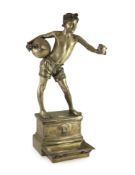 Vincenzo Gemito (Italian 1852-1929): 'L'Acquaiolo' (The Water Carrier), a bronze figural