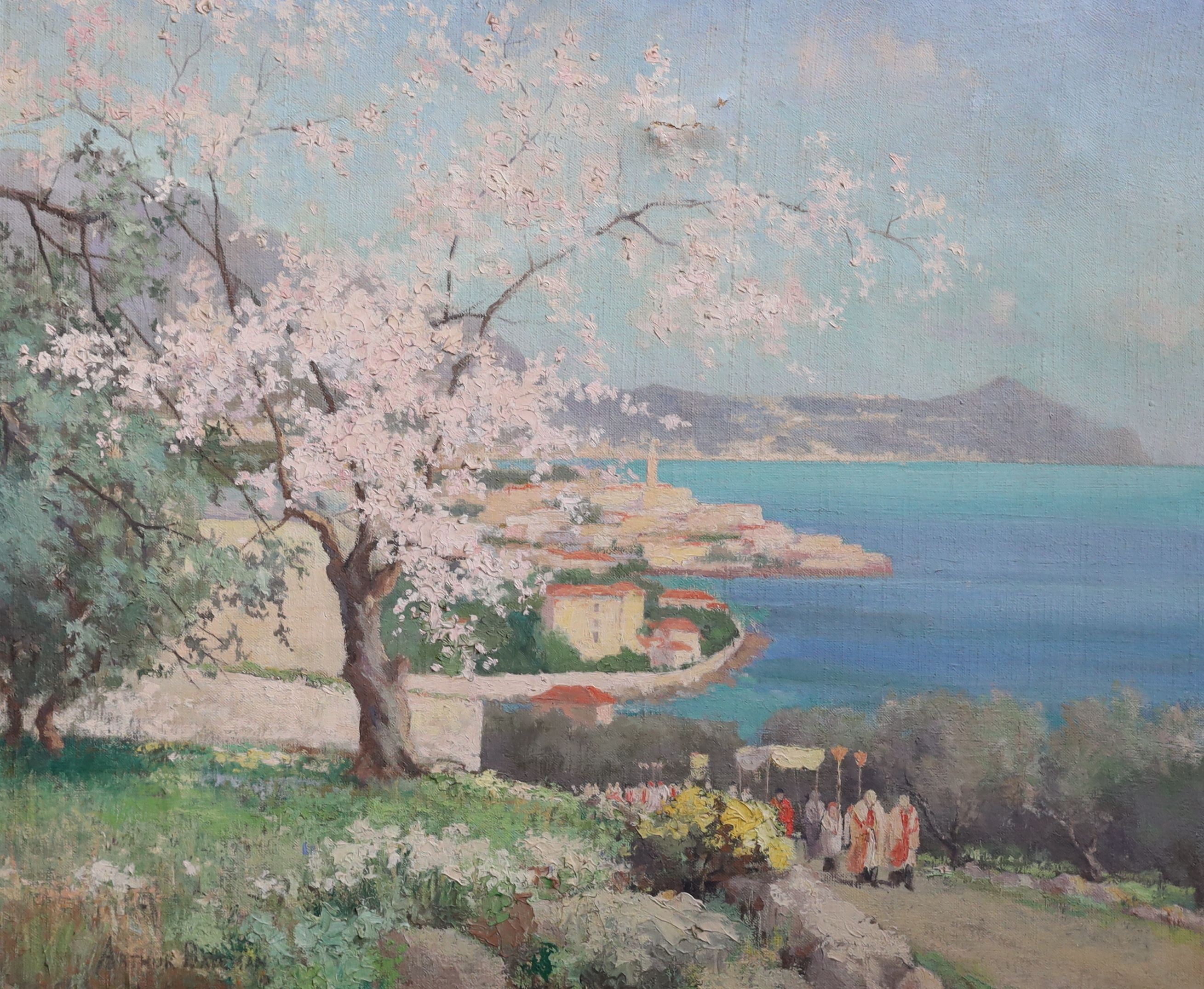 Arthur Bernard Bateman (1883-1970) A Spring Festival in Italyoil on canvassigned and inscribed