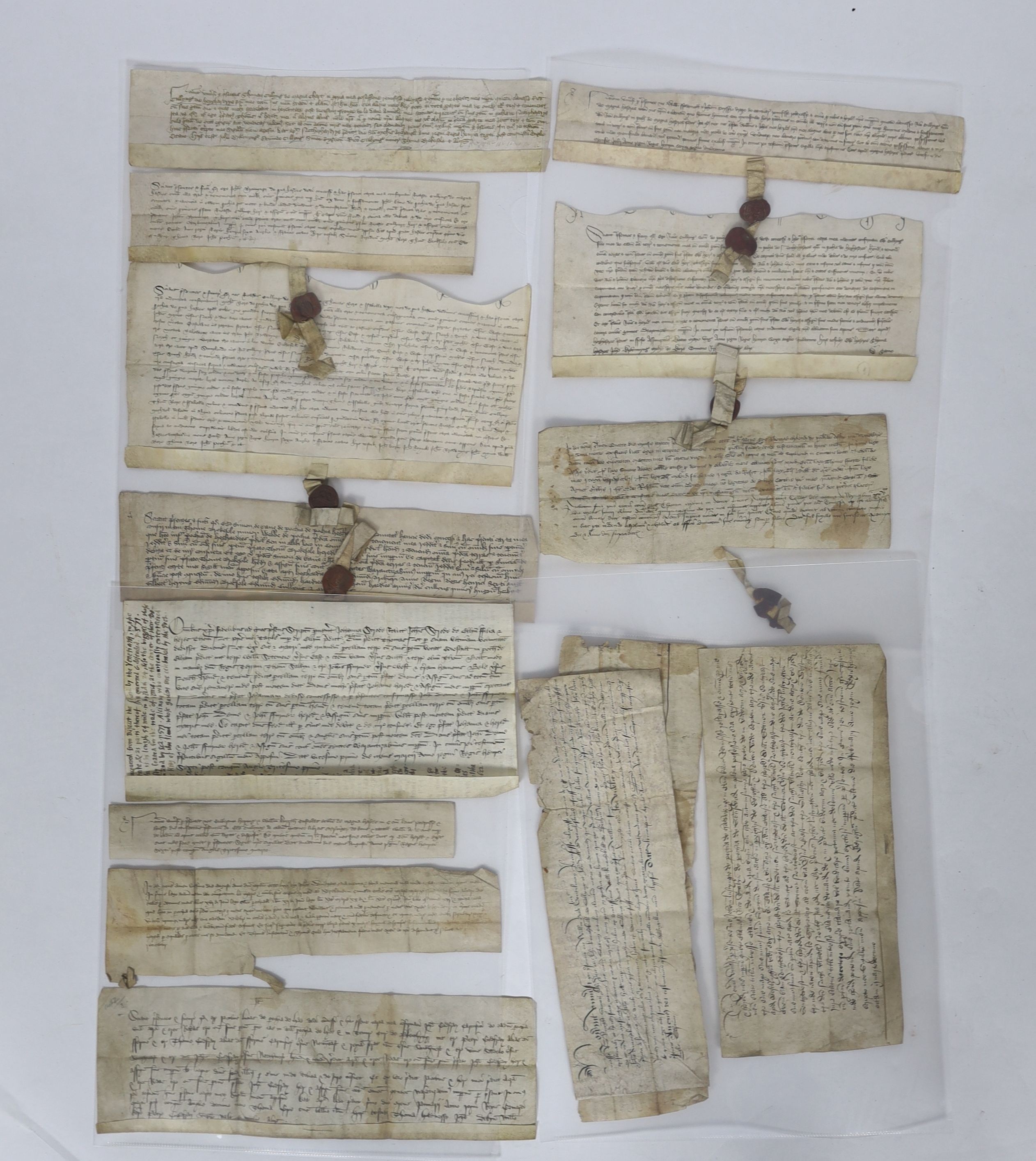 ° ° A Collection of deeds and documents relating chiefly to Kent, 1264-1654, from the collection - Image 28 of 42