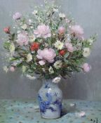 § § Marcel Dyf (French, 1899-1985) 'Pivoines'oil on canvassigned64 x 53cmOil on original canvas in
