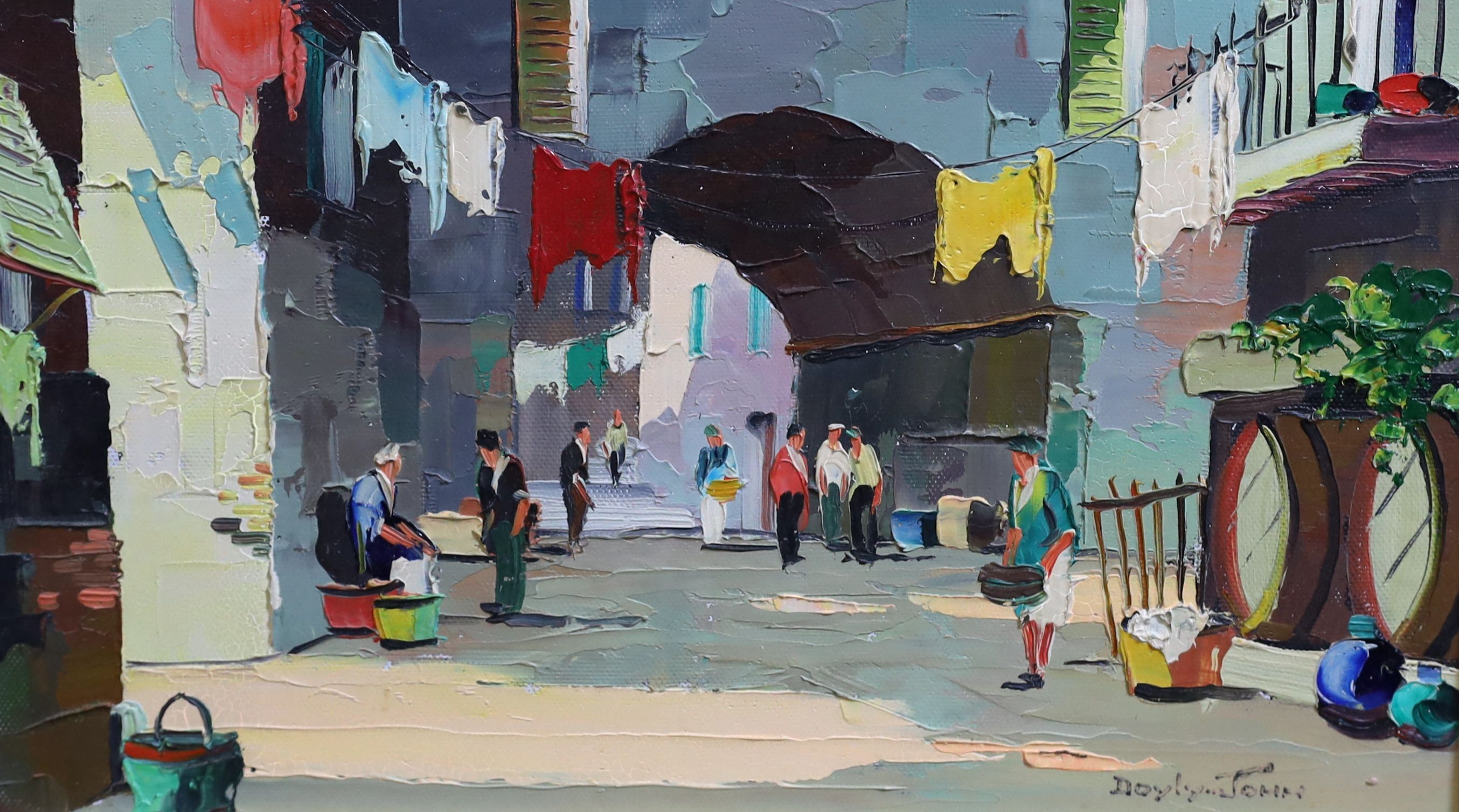 § § Cecil Rochfort Doyly-John (1906-1993) 'The Old Ville, Nice, South of France'oil on