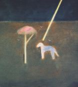 § § Craigie Aitchison CBE, RA (1926–2009) Wayney and the Pink Treescreenprint in colourssigned and