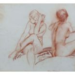 § § Sir William Russell Flint (1880-1969) Three studies of models, one inscribed 'Two Studies'