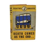 ° ° Christie, Agatha - Death Comes At The End, 1st edition,8vo, cloth, with d/j, Greenway House