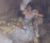 § § Sir William Russell Flint (1880-1969) Portrait of Ceciliawatercoloursigned and dated 1959,