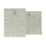 A manuscript letter from Agatha Christie to Mrs Elliot on Pwllywrach notepaper,one sheet, dated '