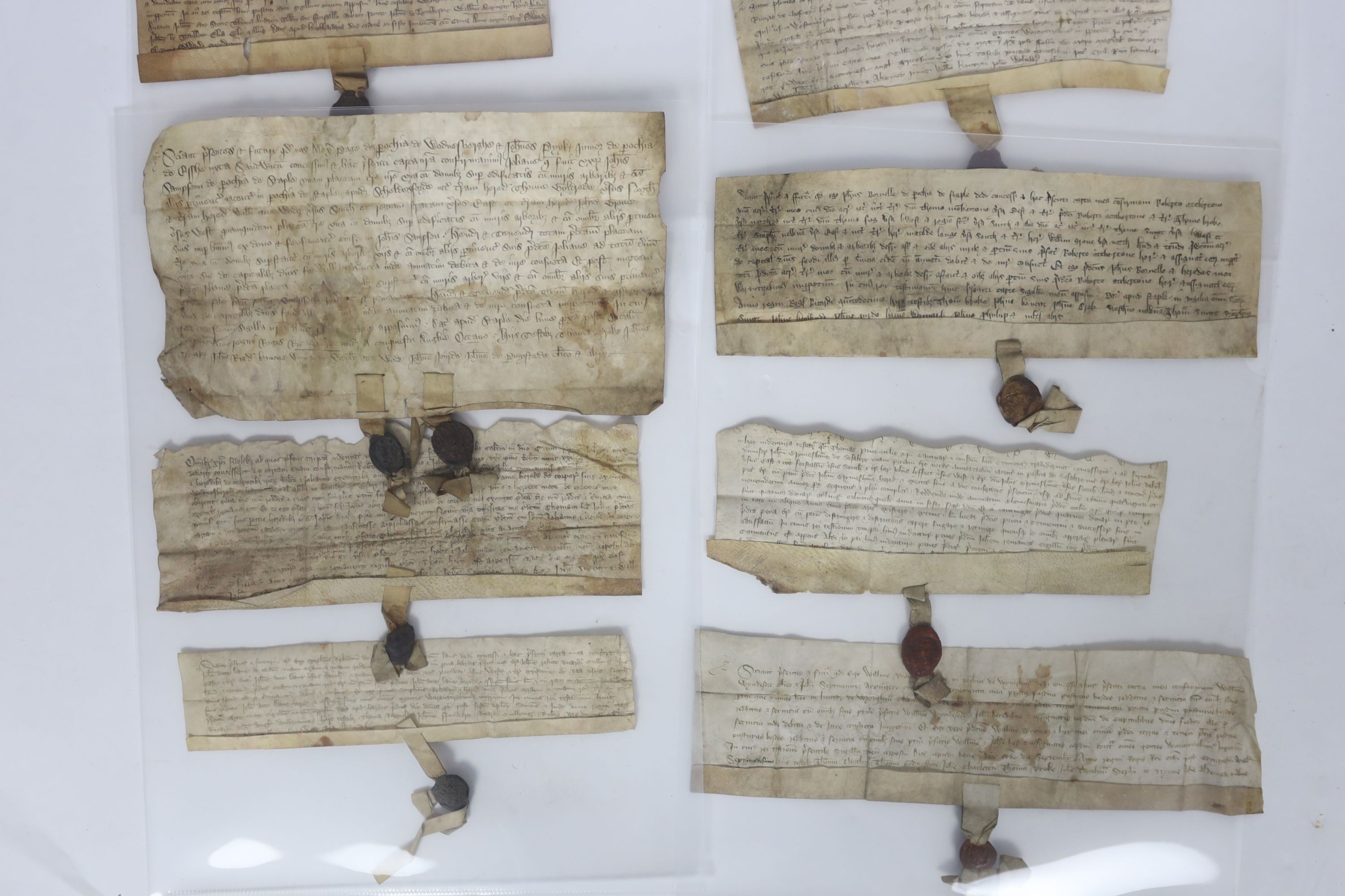 ° ° A Collection of deeds and documents relating chiefly to Kent, 1264-1654, from the collection - Image 19 of 42