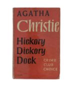 ° ° Christie, Agatha - Hickory Dickory Dock, 1st edition,8vo, cloth, dust wrapper, (presentation