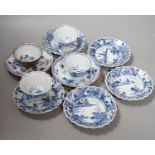 Chinese export cups and saucers