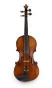 A Giuseppe Fiorini violin, with label