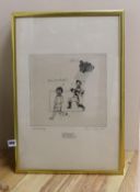Frances Tinsley, set of five artist proof prints, signed and dated 1970, 52 x 35cm