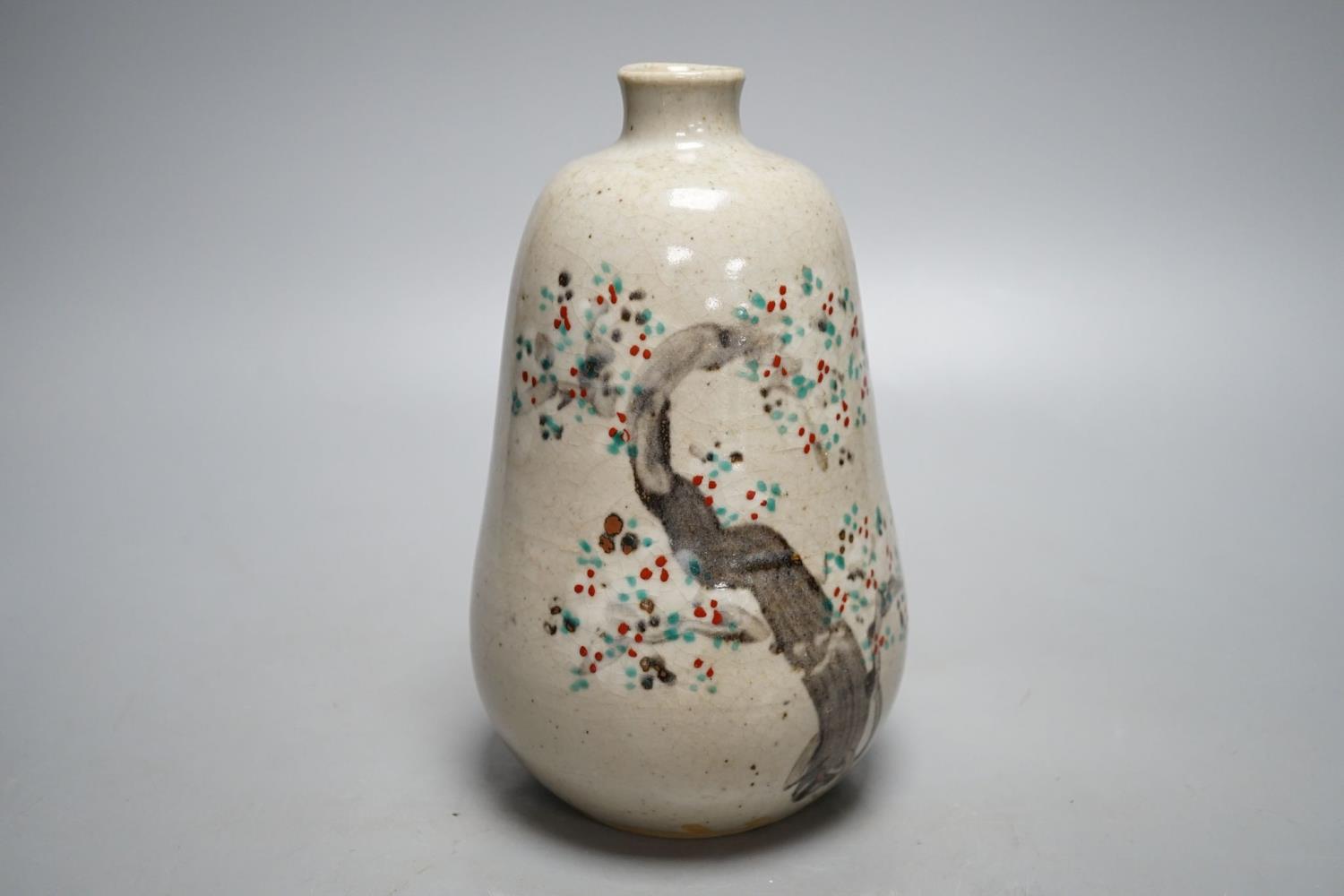A Japanese sake bottle, 22cm - Image 3 of 5