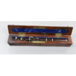 A Keith Prowse flute, 30cm, in original mahogany case