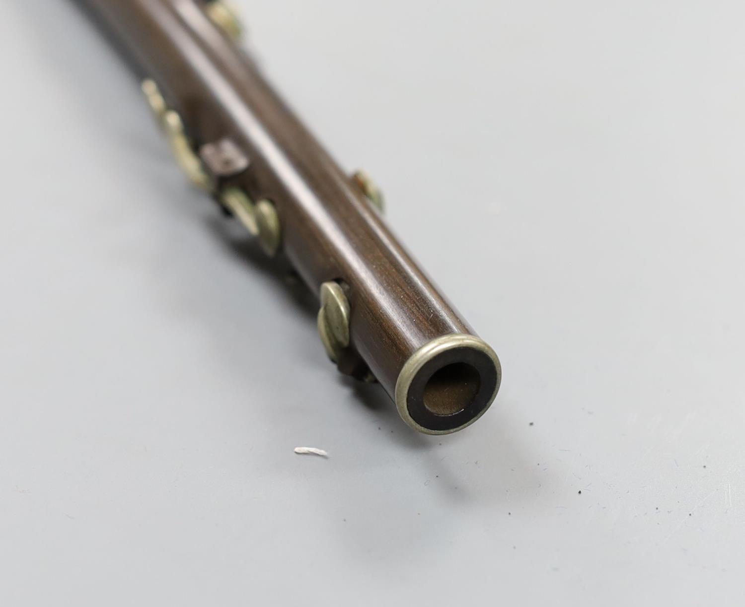 A Keith Prowse flute, 30cm, in original mahogany case - Image 5 of 5