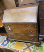 A late Victorian rectangular mahogany centre table, width 105cm, depth 56cm, height 62cm