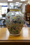 A Poole Persian pattern vase by N. Blackmore, 35cm