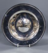 A cased modern silver armada dish by Asprey & Garrard, London, 2000, 22.2cm, 15.5oz.