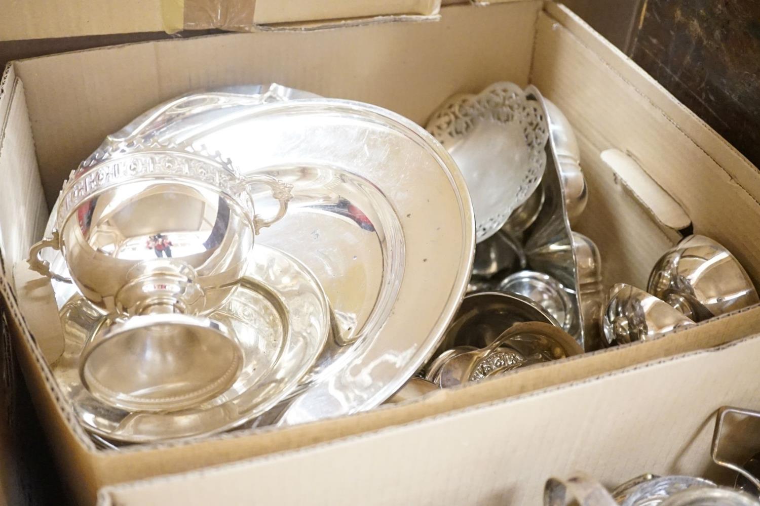 A large quantity of silver plated ware - Image 5 of 5