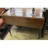 A Regency mahogany Pembroke table, width 96cm, depth 51cm, height 70cm