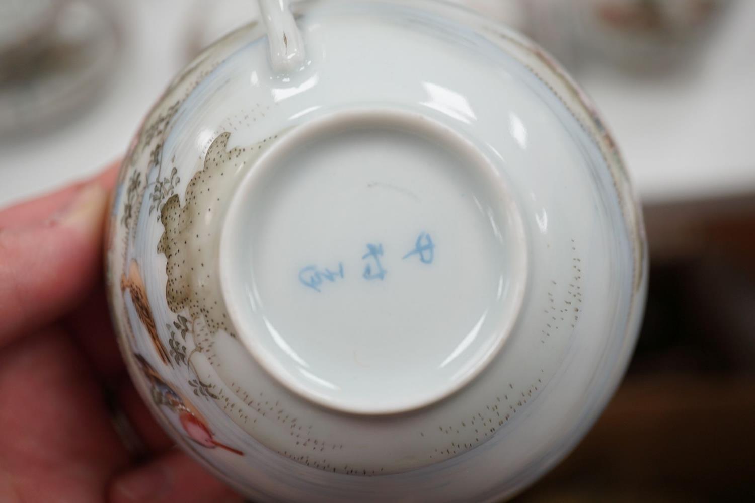 A Japanese eggshell porcelain service - Image 7 of 7