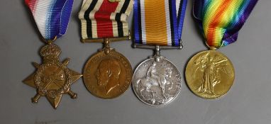 A Great War / Special Constabulary LSGC group of four medals to 2087 Private Albert William George