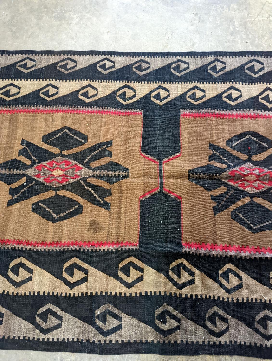 A vintage Anatolian Kelim, approx. 350 x 150cm - Image 3 of 6