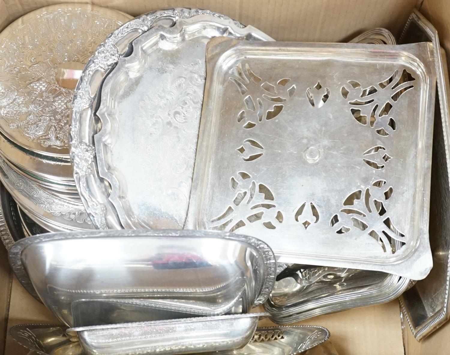 A large quantity of silver plated ware - Image 2 of 5