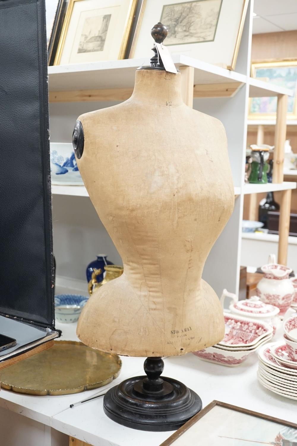 An early Stockman shop-keeper's mannequin or tailor’s dummy, 84 cm high