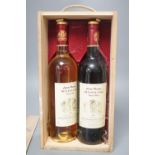 Les Grands Vin de Bordeaux, 2011 and 2012, two bottles, in case