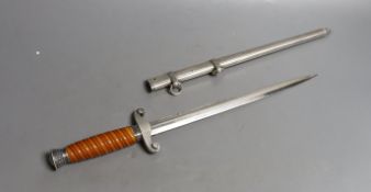An original German navy officer's dagger, no maker,40 cms long.