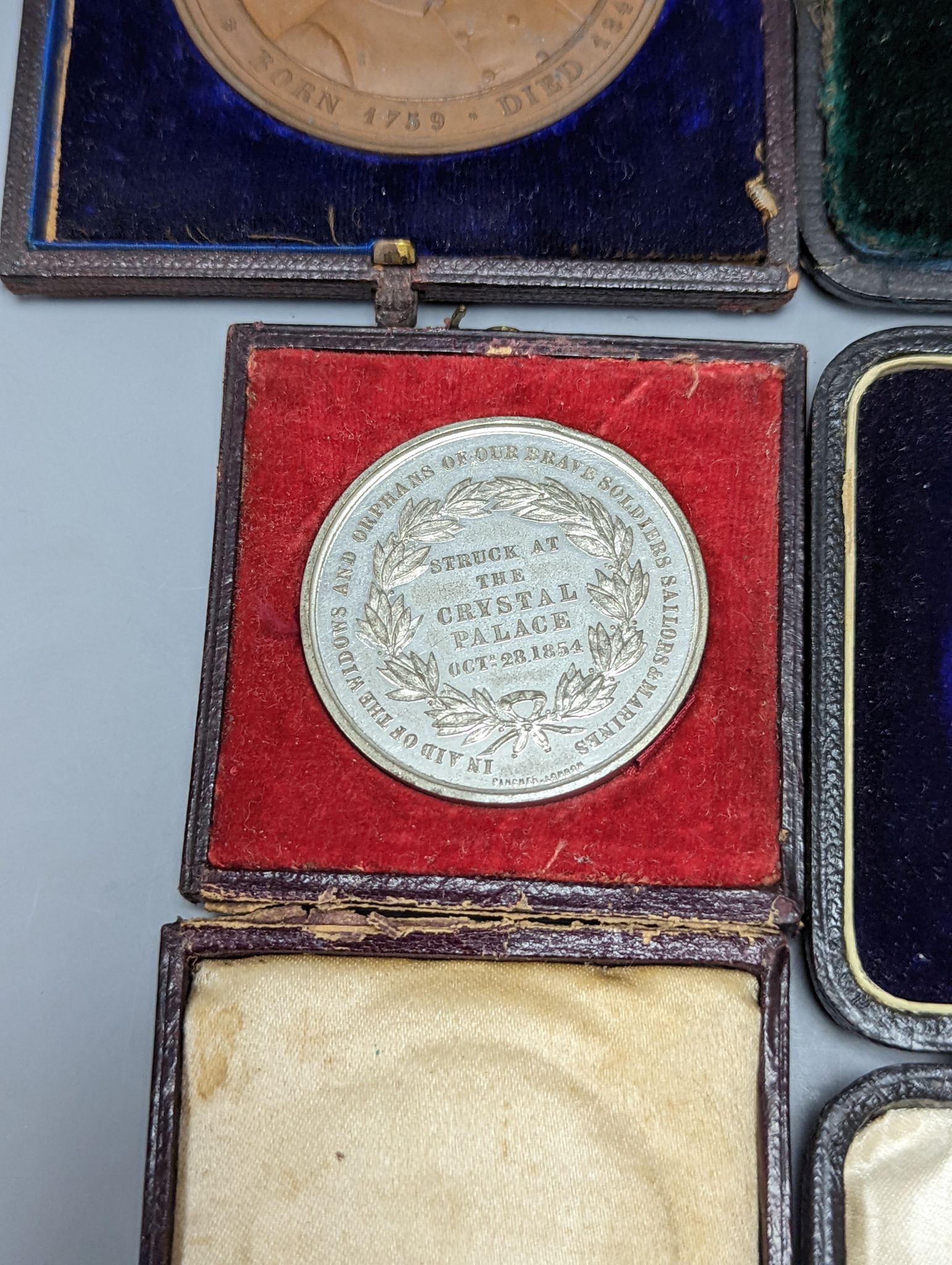 Four Victorian cased civilian medals - Image 3 of 5