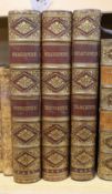 ° ° Shakespeare, William - The Library Shakspeare, 3 cols, num. coloured or tinted plates and