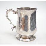 A George III silver baluster mug, Charles Wright, London, 1772, 13cm, 13.5oz.