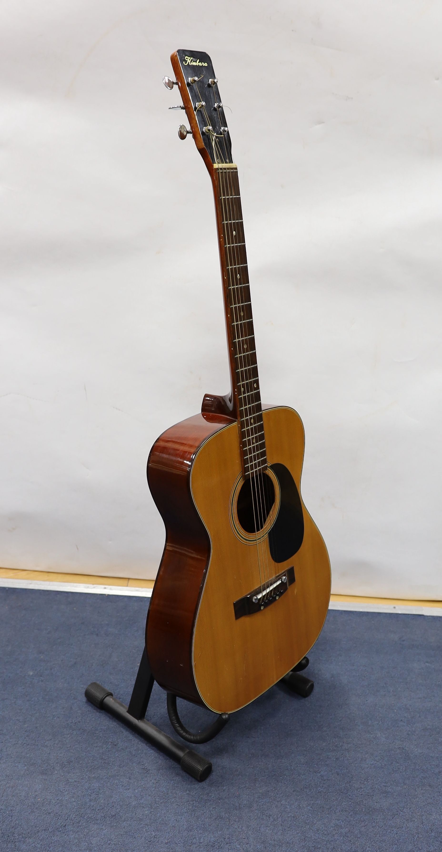 A Kimbala acoustic guitar. - Image 4 of 4