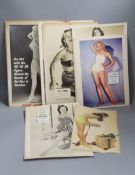 Eleven 1950s photos of models, for Tit-Bits and other publications