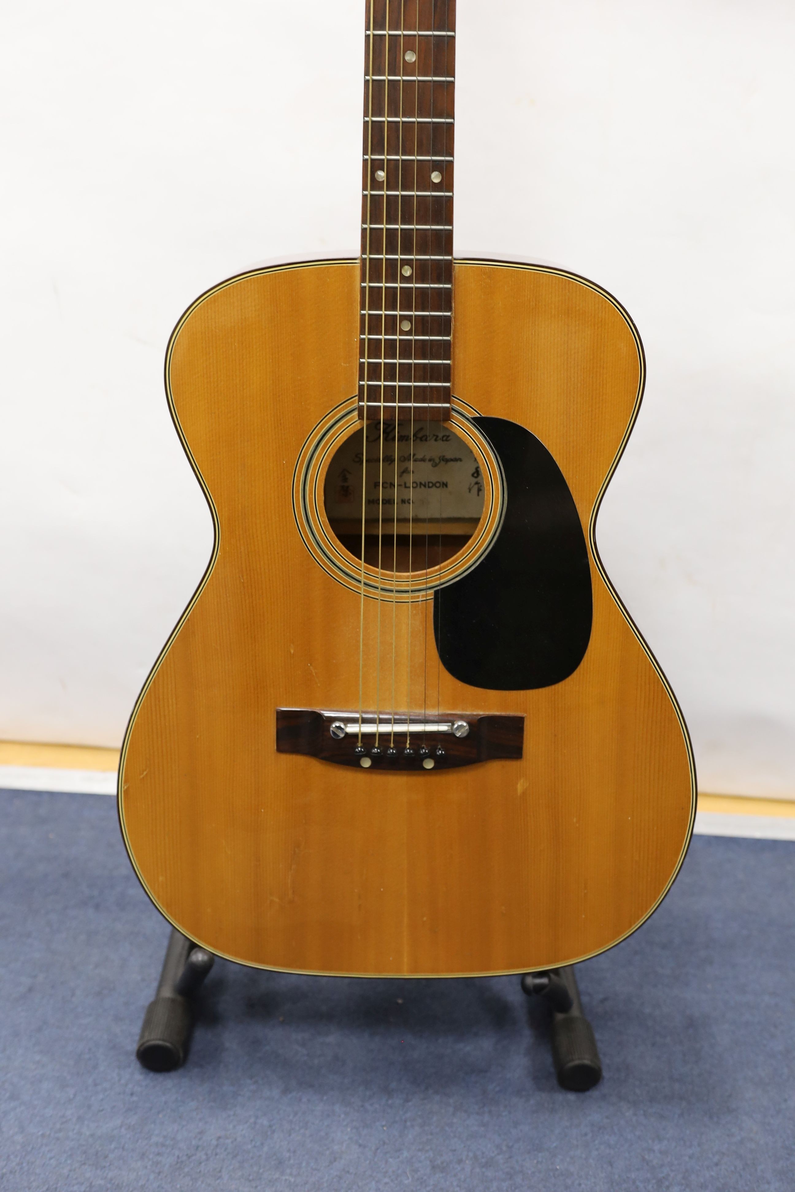 A Kimbala acoustic guitar. - Image 2 of 4