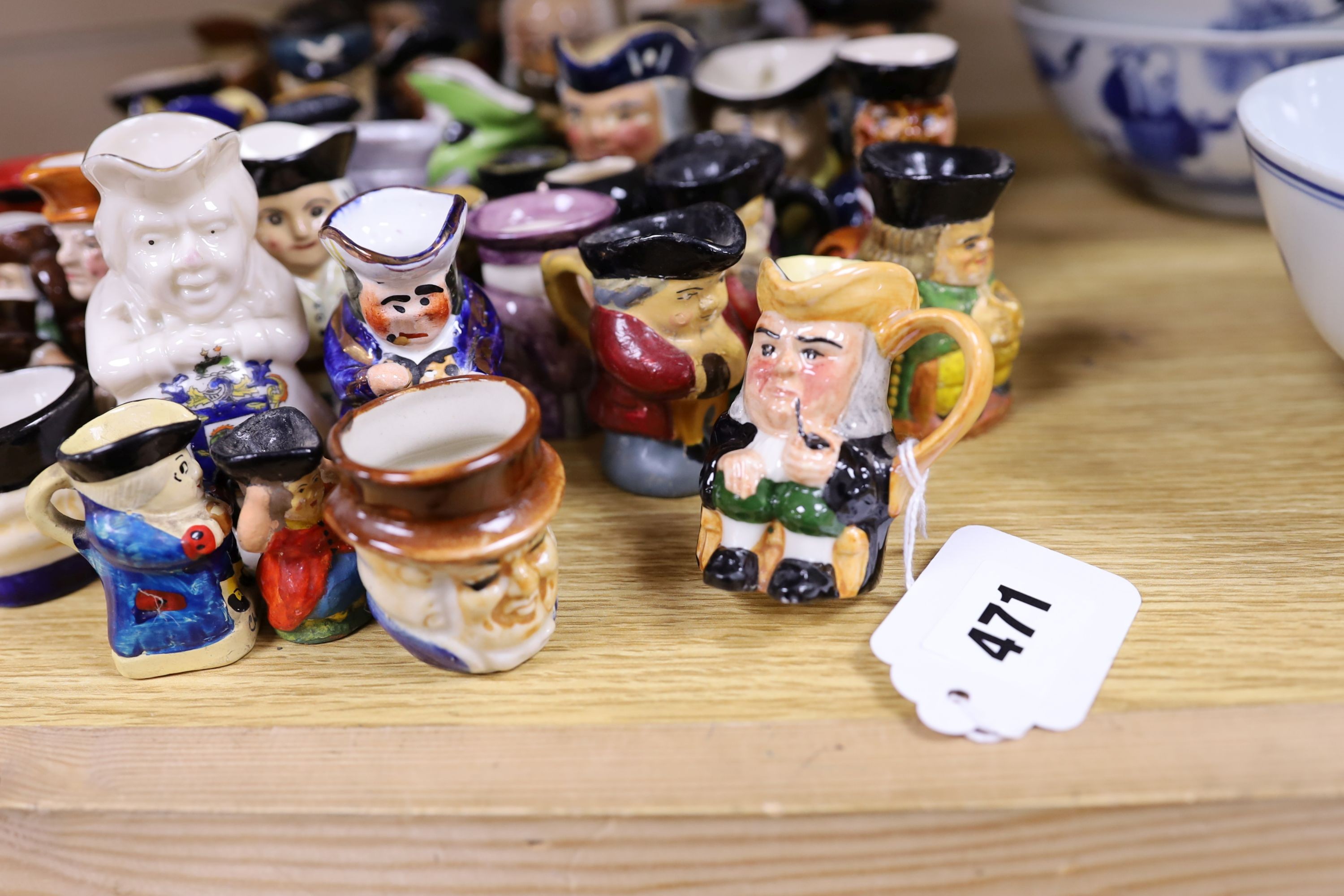 Fifty two miniature Toby jugs - Image 3 of 6