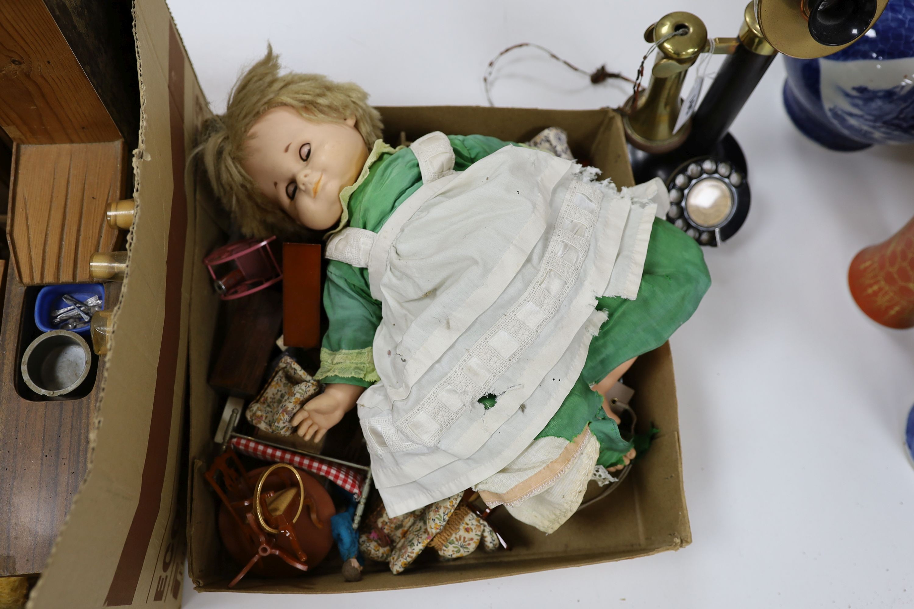 Dolls house contents and soft toys - Image 2 of 5