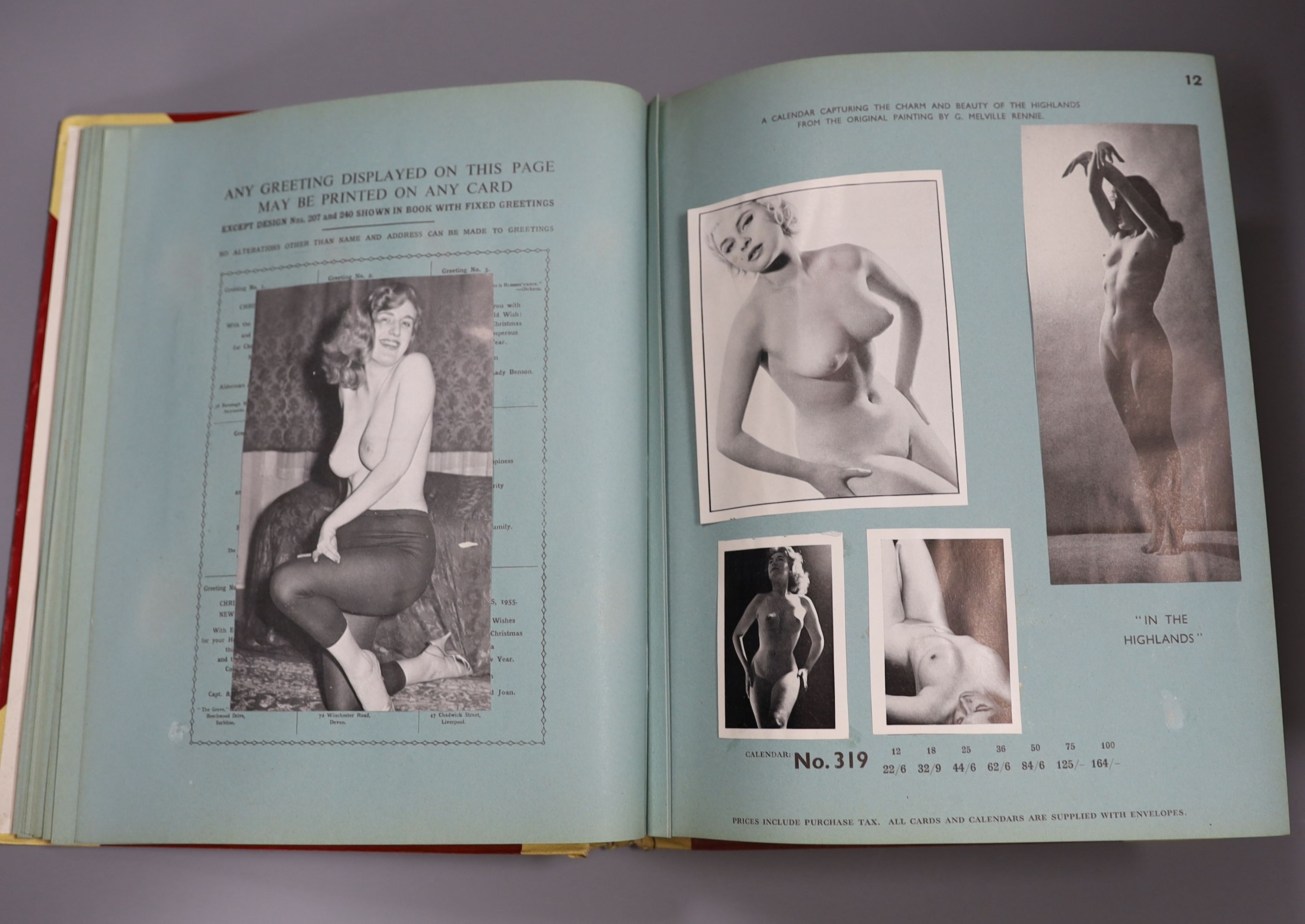 Six albums of studio photos of female nudes, 1950s-60s - Image 4 of 4