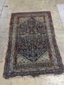 A North West Persian blue ground rug, 190 x 127cm