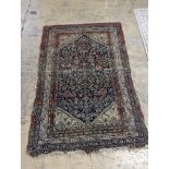 A North West Persian blue ground rug, 190 x 127cm