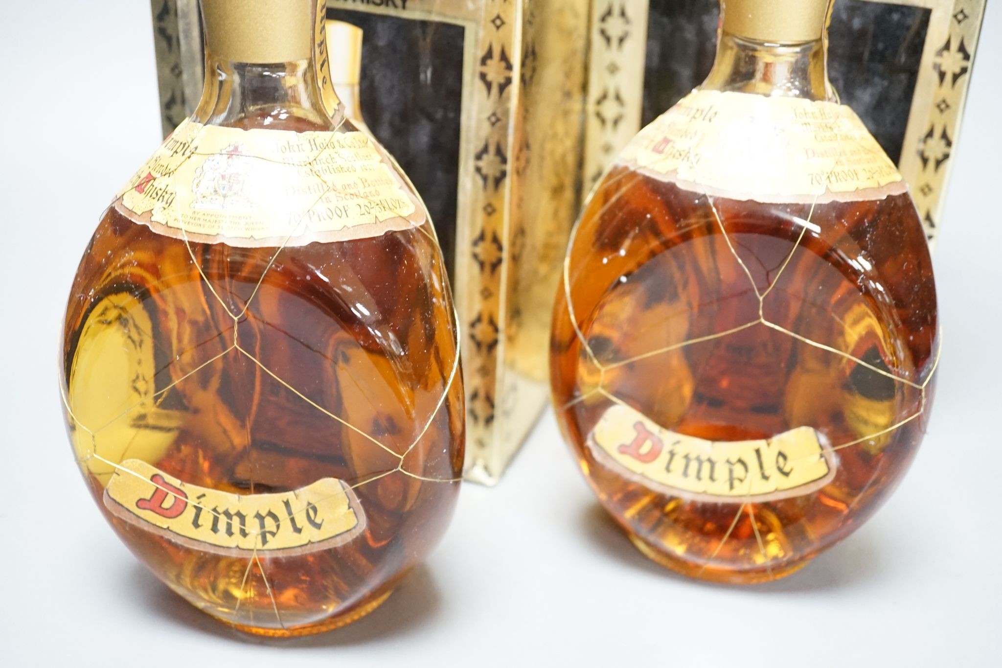 Two boxed bottles of Dimple Scotch whisky. - Image 4 of 4