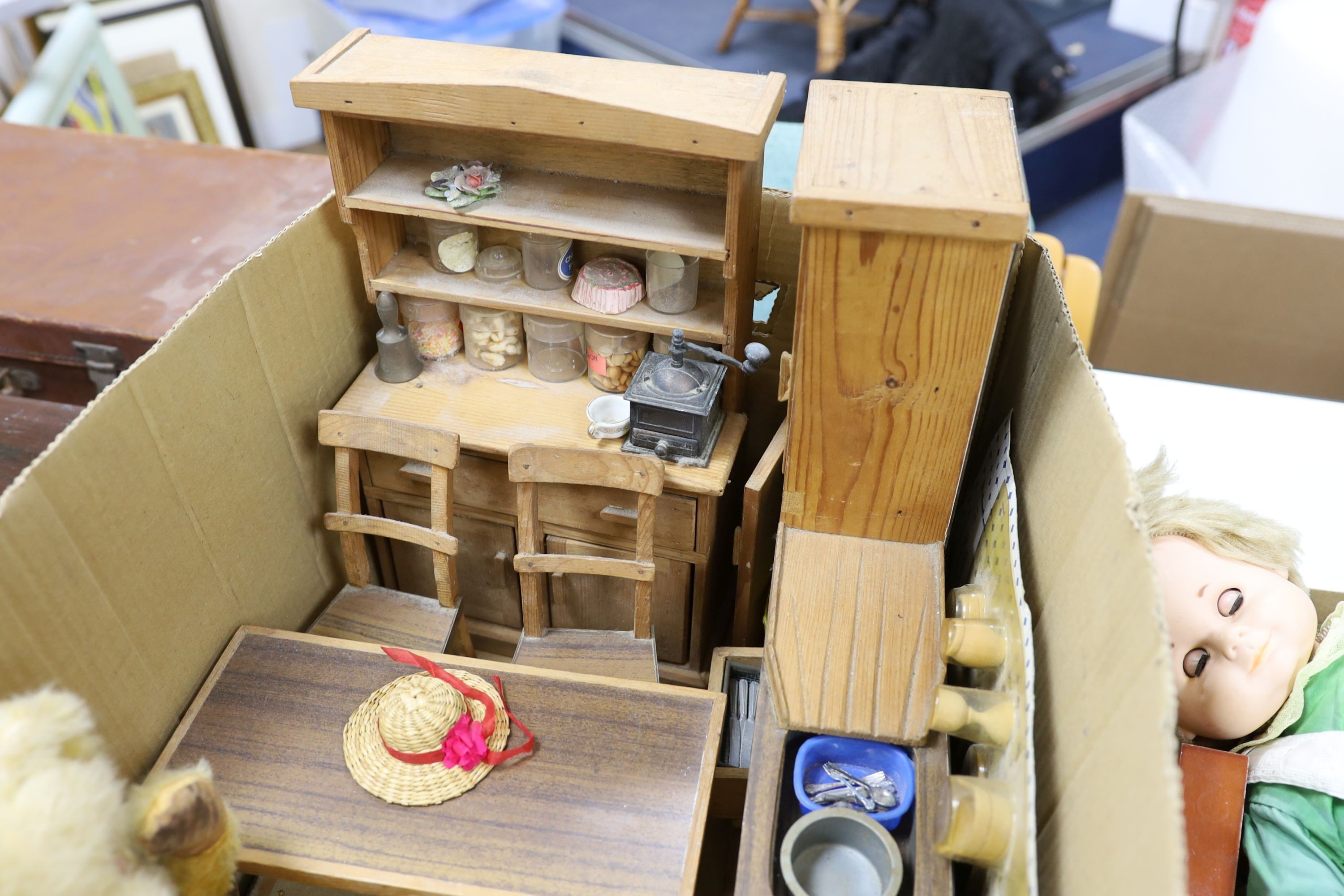 Dolls house contents and soft toys - Image 3 of 5