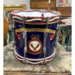 A 2158 Sevenoaks squadron marching drum, diameter 38cm, height 37cm