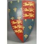 A collection of heraldic shields