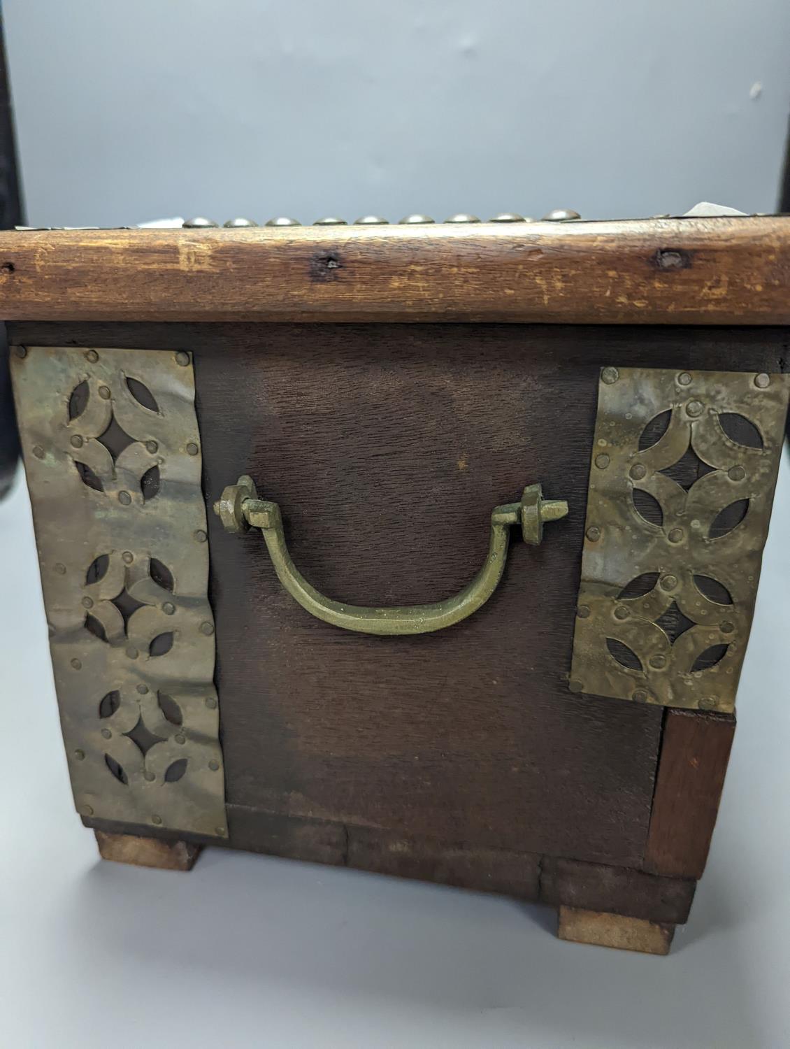 A miniature Zanzibar trunk 45cm - Image 4 of 4